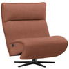 RELAXSESSEL in Textil Terracotta  - Terracotta/Schwarz, Modern, Textil/Metall (90/106/96cm) - Chilliano