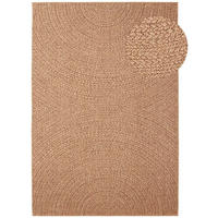 OUTDOORTEPPICH für Terrasse und Balkon 140/200 cm Borneo Welle Beige  - Beige, KONVENTIONELL, Textil (140/200cm) - Ambia Garden