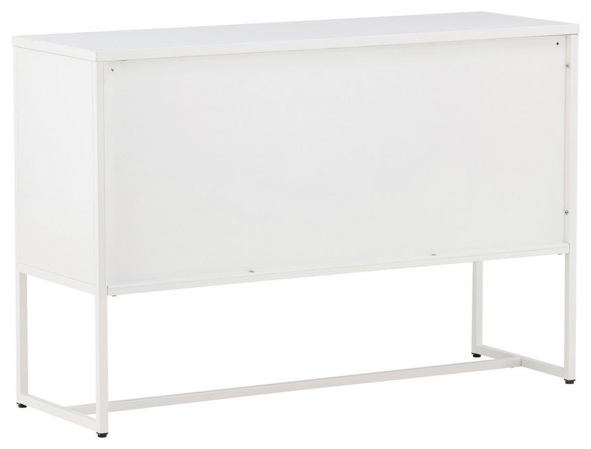 SIDEBOARD  in 120/80/40 cm  - Weiß, Design, Metall (120/80/40cm) - Livetastic