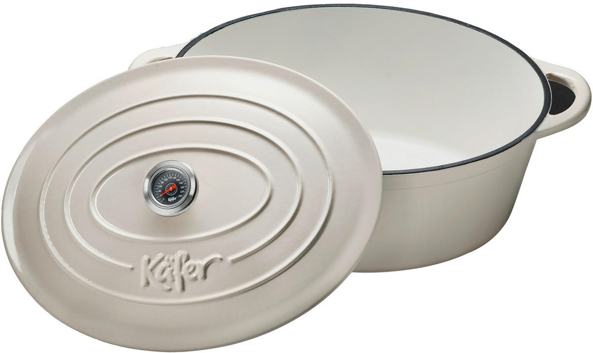 BRÄTER 6,7 L  - Creme, Basics, Metall (34/26/13.5cm) - Käfer