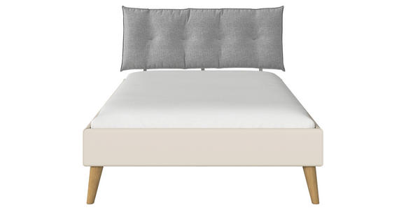 BETT 140/200 cm  in Champagner  - Wildeiche/Champagner, Design, Holz/Holzwerkstoff (140/200cm) - Carryhome