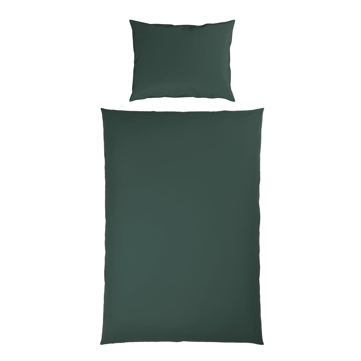 BETTWÄSCHE 2-teilig 140/200 cm  - Grün, Basics, Textil (140/200cm) - Bio:Vio