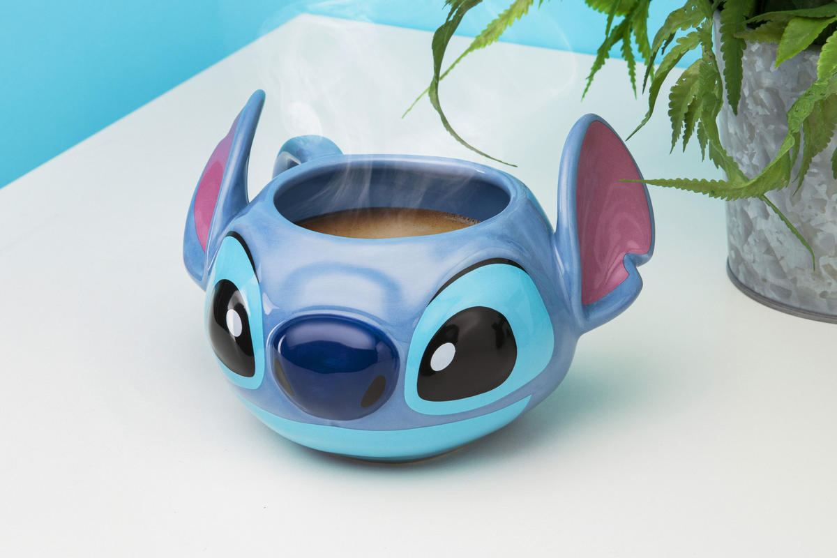 TASSE Stitch 450 ml  - Blau, Basics, Keramik (13.47/15.75/88.9cm) - Disney