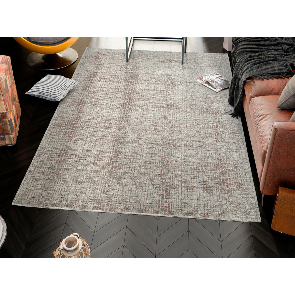 Thumbnail - Musterring Flachwebeteppich Plains, Braun, Beige, Textil, rechteckig, 246x340 cm, Oeko-Tex® Standard 100, für Fußbodenhe...