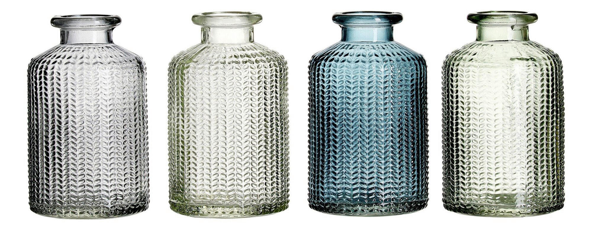 VASE Verona 10 cm  - Blau/Petrol, Trend, Glas (6/6/10cm) - Ritzenhoff Breker