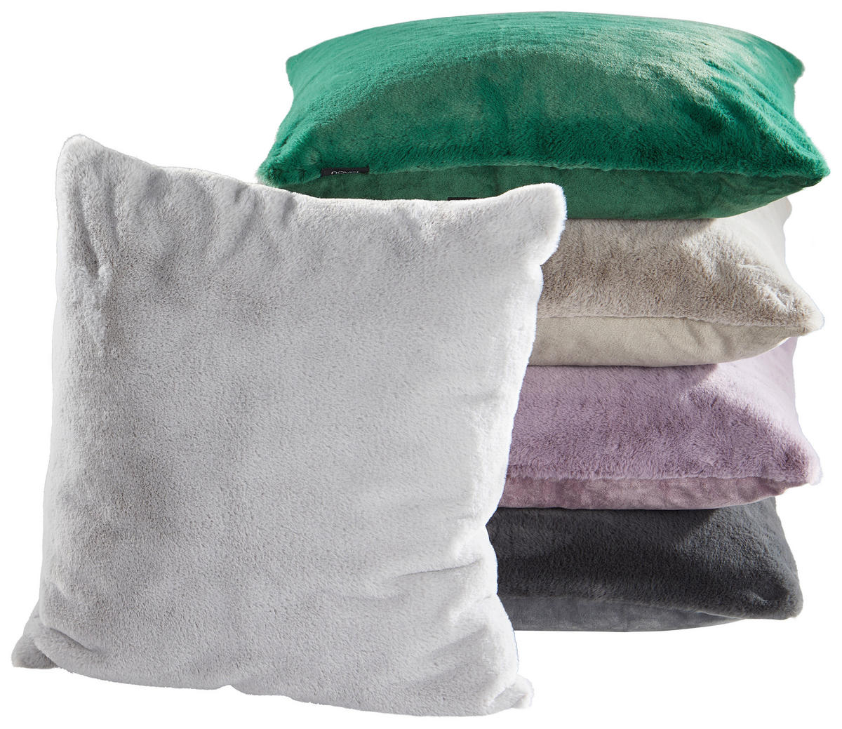 KISSENHÜLLE YUKON 48/48 cm  - Anthrazit, Design, Textil (48/48cm) - Novel