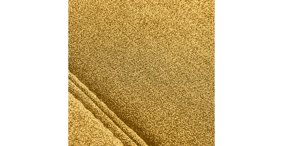 WOHNLANDSCHAFT Gelb Mikrofaser  - Chromfarben/Gelb, Design, Kunststoff/Textil (179/346/212cm) - Hom`in