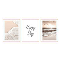 KUNSTDRUCK Landschaft & Natur, Text 30/40 cm  - Eichefarben/Multicolor, Trend, Holzwerkstoff (30/40cm) - Monee