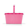 EINKAUFSKORB 22 L  - Pink/Schwarz, Basics, Textil (49/29/28cm) - Reisenthel