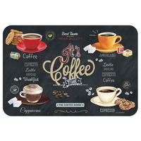 TÁNYÉRALÁTÉT műanyag  - sárga/fekete, Basics, műanyag (45/30cm) - Easy Life