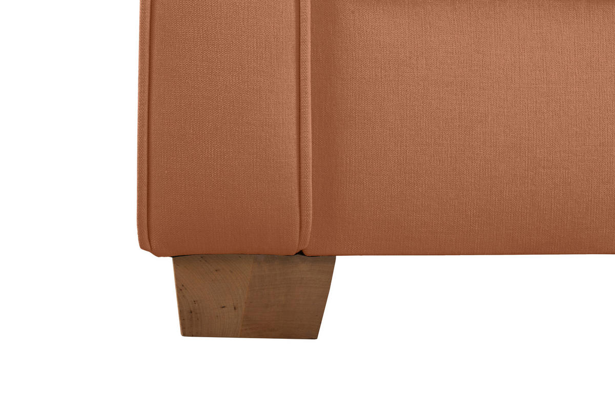 SESSEL in Rostfarben  - Rostfarben/Buchefarben, Design, Holz/Textil (93/89/82cm) - MID.YOU