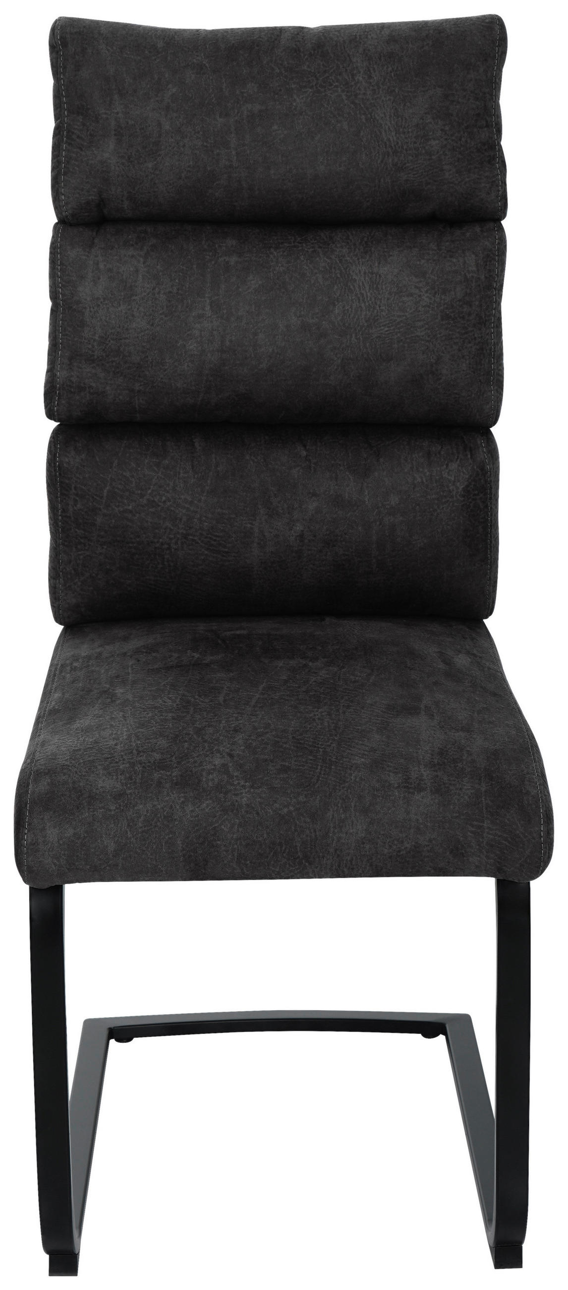 SCHWINGSTUHL  Stoffauswahl Webstoff  - Anthrazit/Schwarz, Design, Textil/Metall (47/106/63cm) - Novel