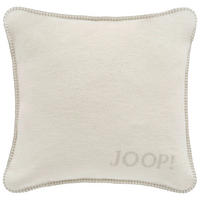 KISSENHÜLLE Uni Doubleface Melange 50/50 cm  - Silberfarben/Naturfarben, KONVENTIONELL, Textil (50/50cm) - Joop!
