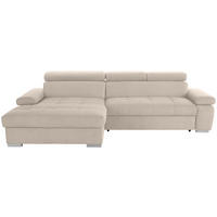 COLȚAR EXTENSIBIL textil bej  - argintiu/bej, Design, lemn/textil (183/292cm) - Modern Living
