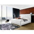 POLSTERBETT Lederlook 160/200 cm - Chromfarben/Weiß, Design, Textil/Metall (160/200cm) - XORA