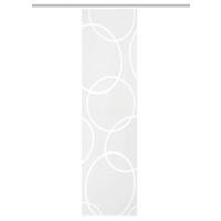 FLÄCHENVORHANG in Weiß halbtransparent  - Weiß, Basics, Textil (57/245cm)