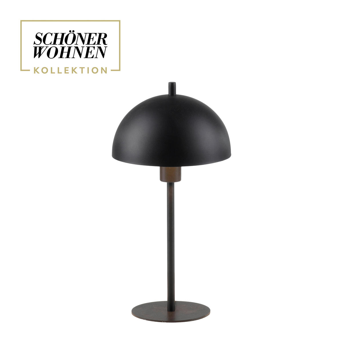 LED-TISCHLEUCHTE SW ALI 18/18/33,5 cm   - Schwarz, Design, Glas/Kunststoff (18/18/33,5cm) - Schöner Wohnen