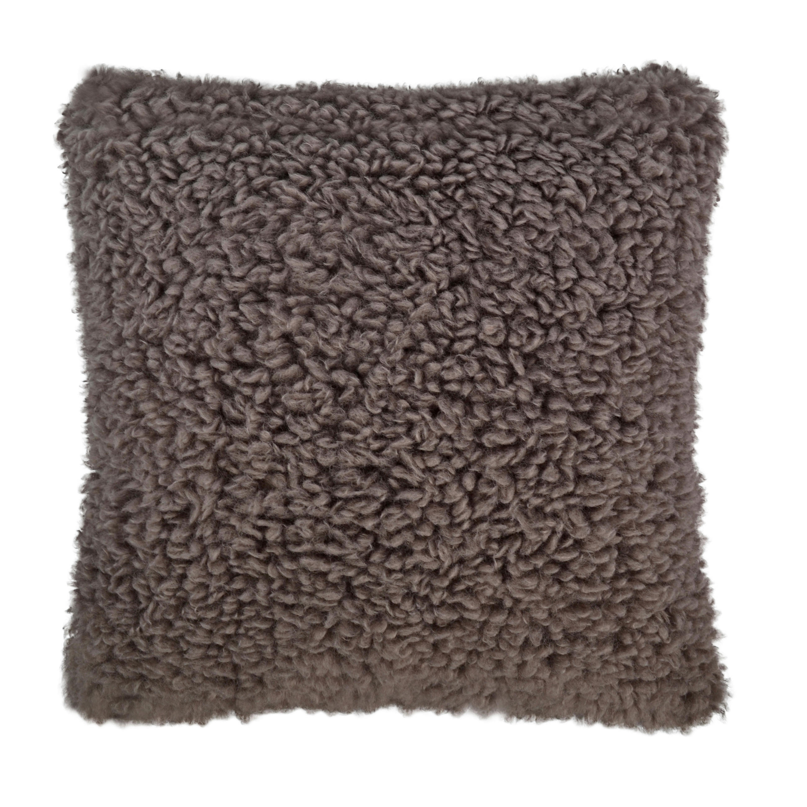 Zoeppritz Kissenbezug Reborn Lamb Legacy Graubraun 50x50 cm