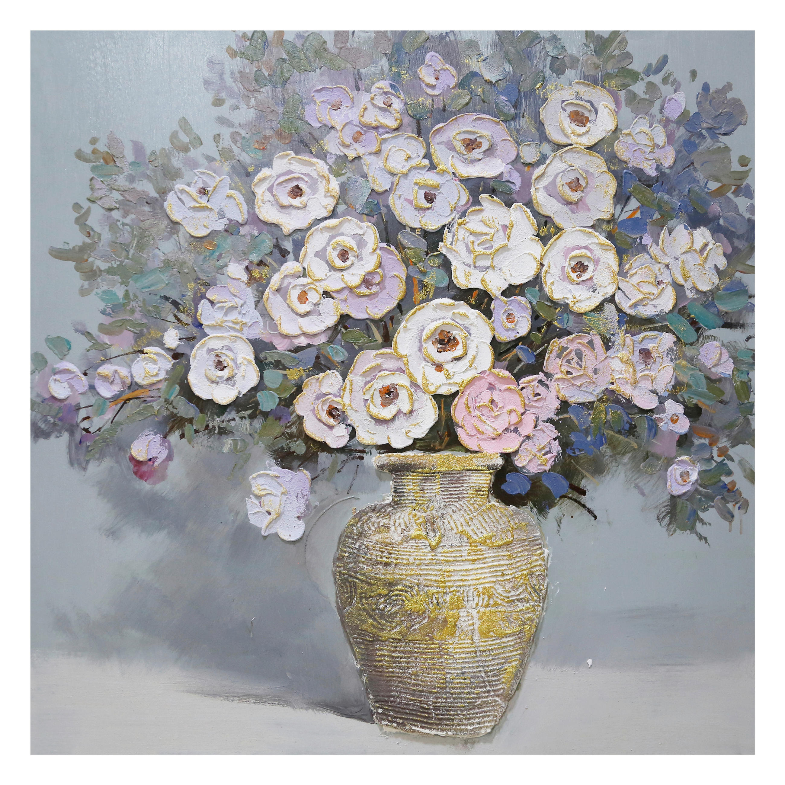 Monee OLEJOMALBA, květiny, 85/85 cm