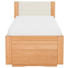 BETT 90/200 cm in Eichefarben - Eichefarben/Magnolie, KONVENTIONELL, Holz/Textil (90/200cm) - Linea Natura BETT 90/200 cm in Eichefarben - Eichefarben/Magnolie, KONVENTIONELL, Holz/Textil (90/200cm) - Linea Natura
