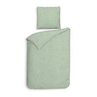 BETTWÄSCHE Franela Flanell 155/220 cm  - Grün, Basics, Textil (155/220cm)