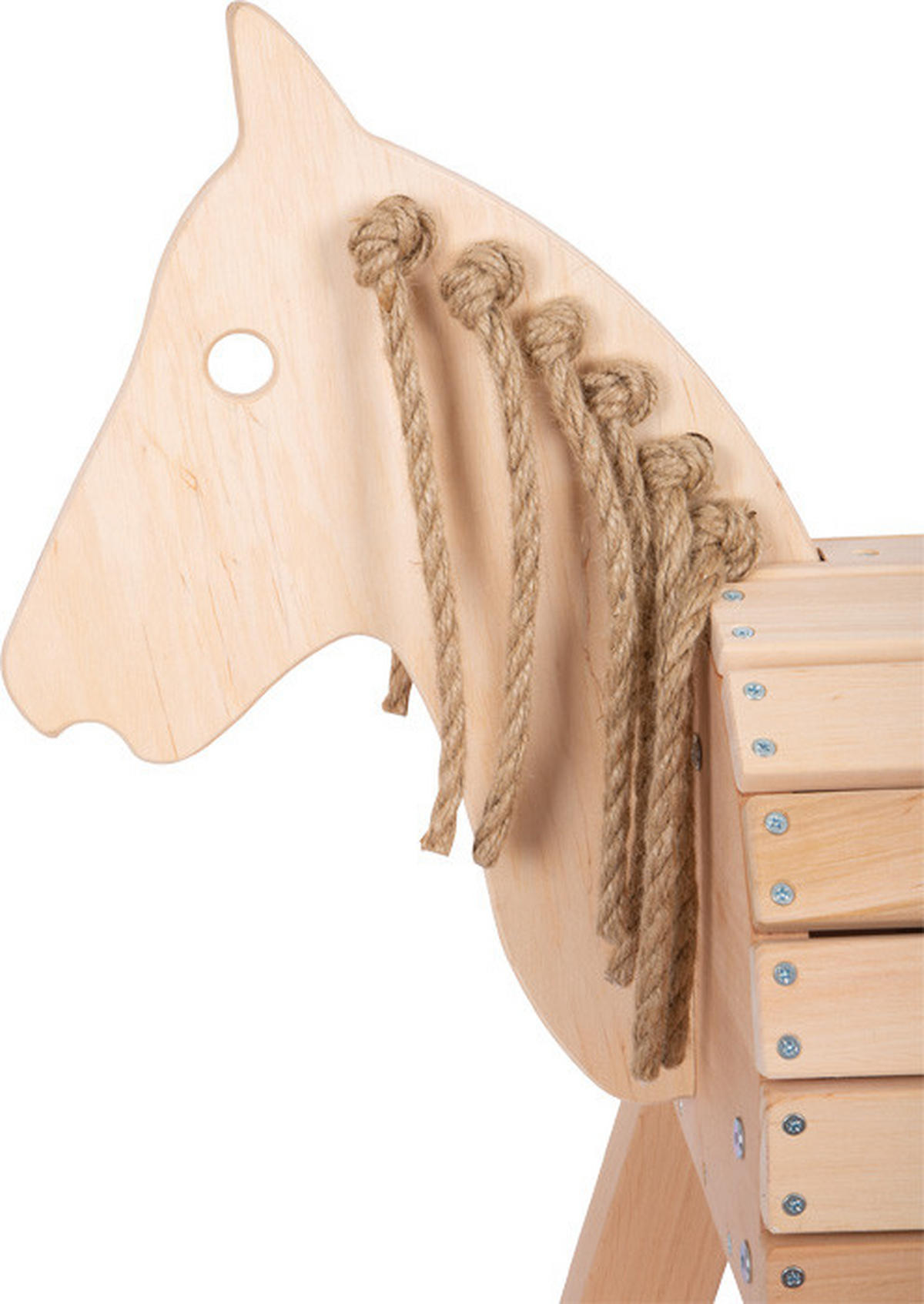 KLETTERGERÜST - Braun, Basics, Holz (79/70/41cm) - small foot