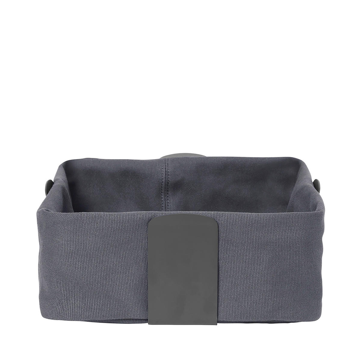BROTKORB - Anthrazit, Design, Textil/Metall (26/10/26cm) - Blomus