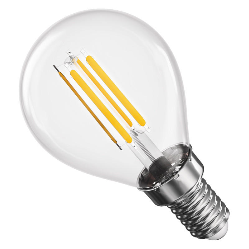 FILAMENTOVÁ LED ŽIAROVKA E14 - Basics, plast (4.5/4.5/8cm)