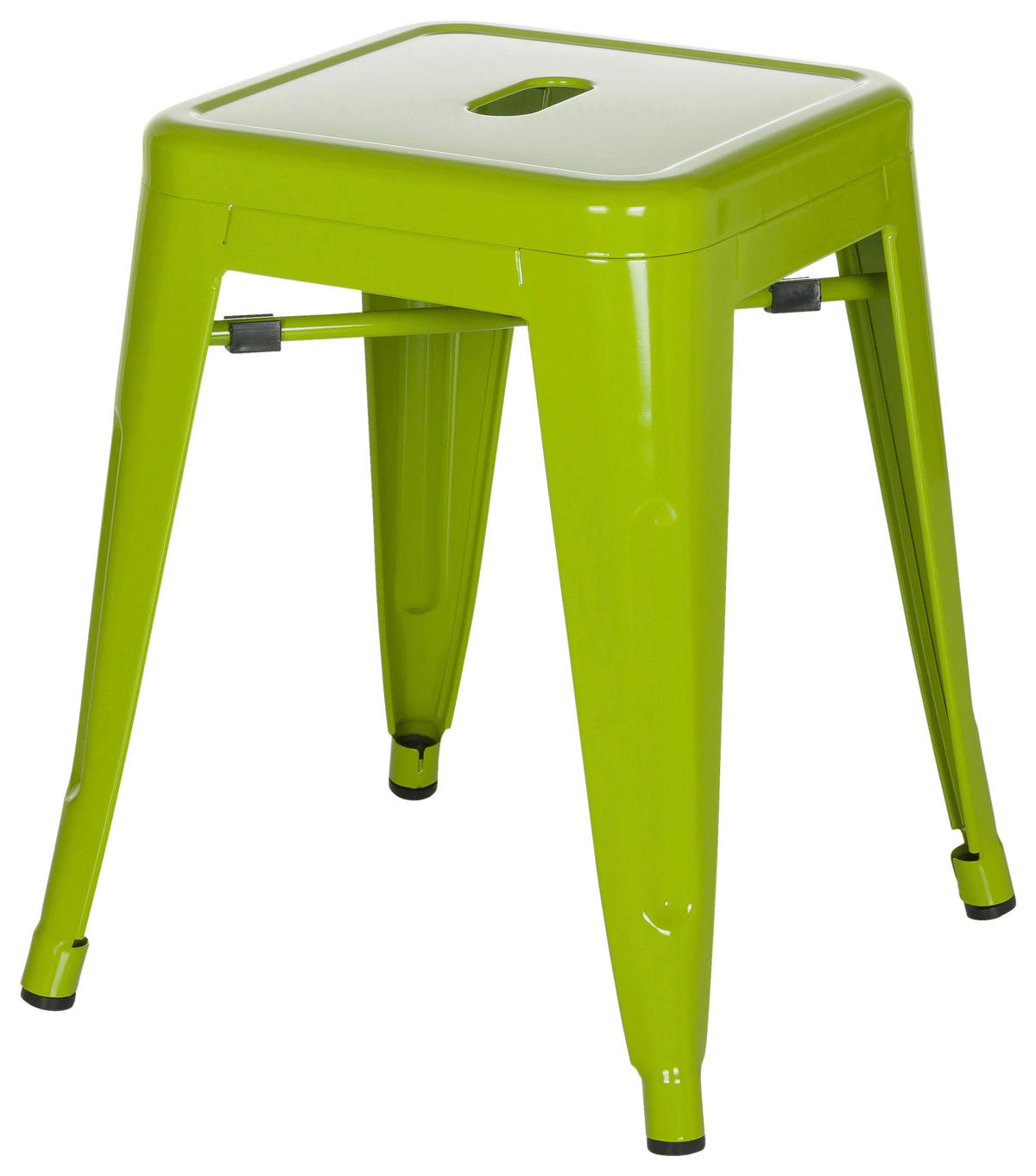 HOCKER Grün  - Grün, Basics, Metall (39/46/39cm) - MID.YOU