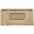 SIDEBOARD 180/85/40 cm  - Buchefarben/Schwarz, KONVENTIONELL, Holzwerkstoff/Kunststoff (180/85/40cm) - Venda