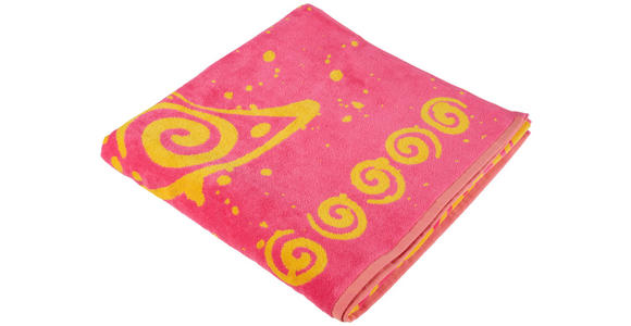 STRANDTUCH PALMA Rosa, Pink 90/180 cm - Pink/Rosa, KONVENTIONELL, Textil (90/180cm) - Esposa
