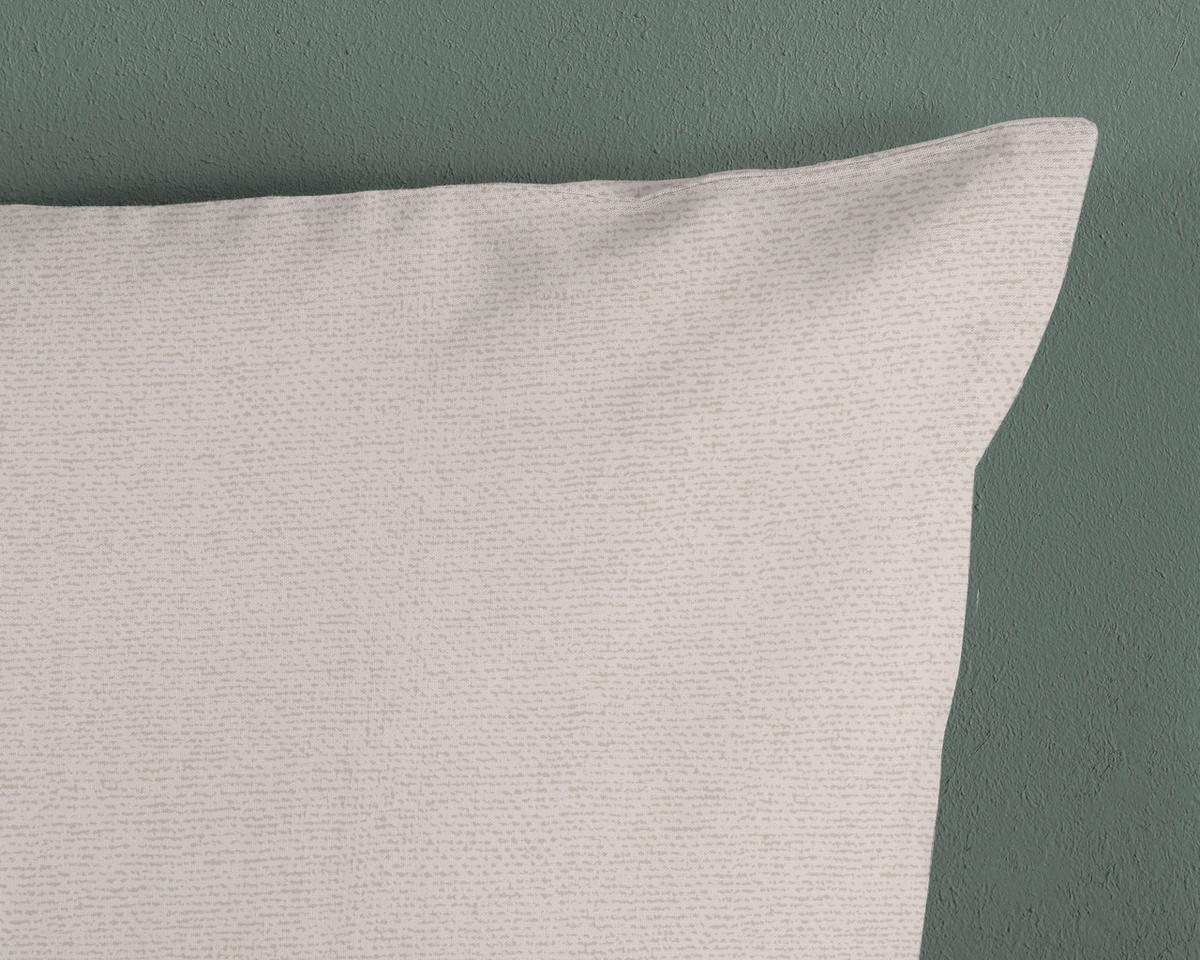 WENDEBETTWÄSCHE Good Morning Renforcé 140/200 cm  - Sandfarben/Naturfarben, Design, Textil (140/200cm)