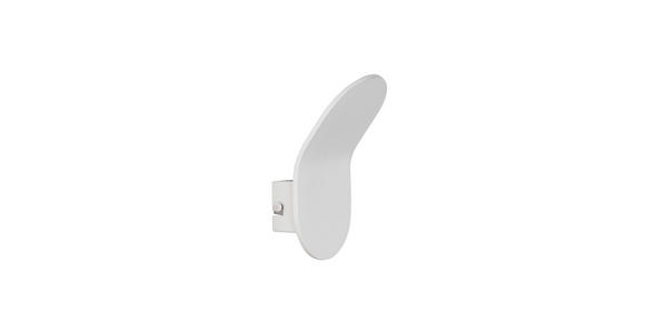 LED-WANDLEUCHTE 17,7/10/9,8 cm - Weiß, Trend, Metall (17,7/10/9,8cm) - Novel