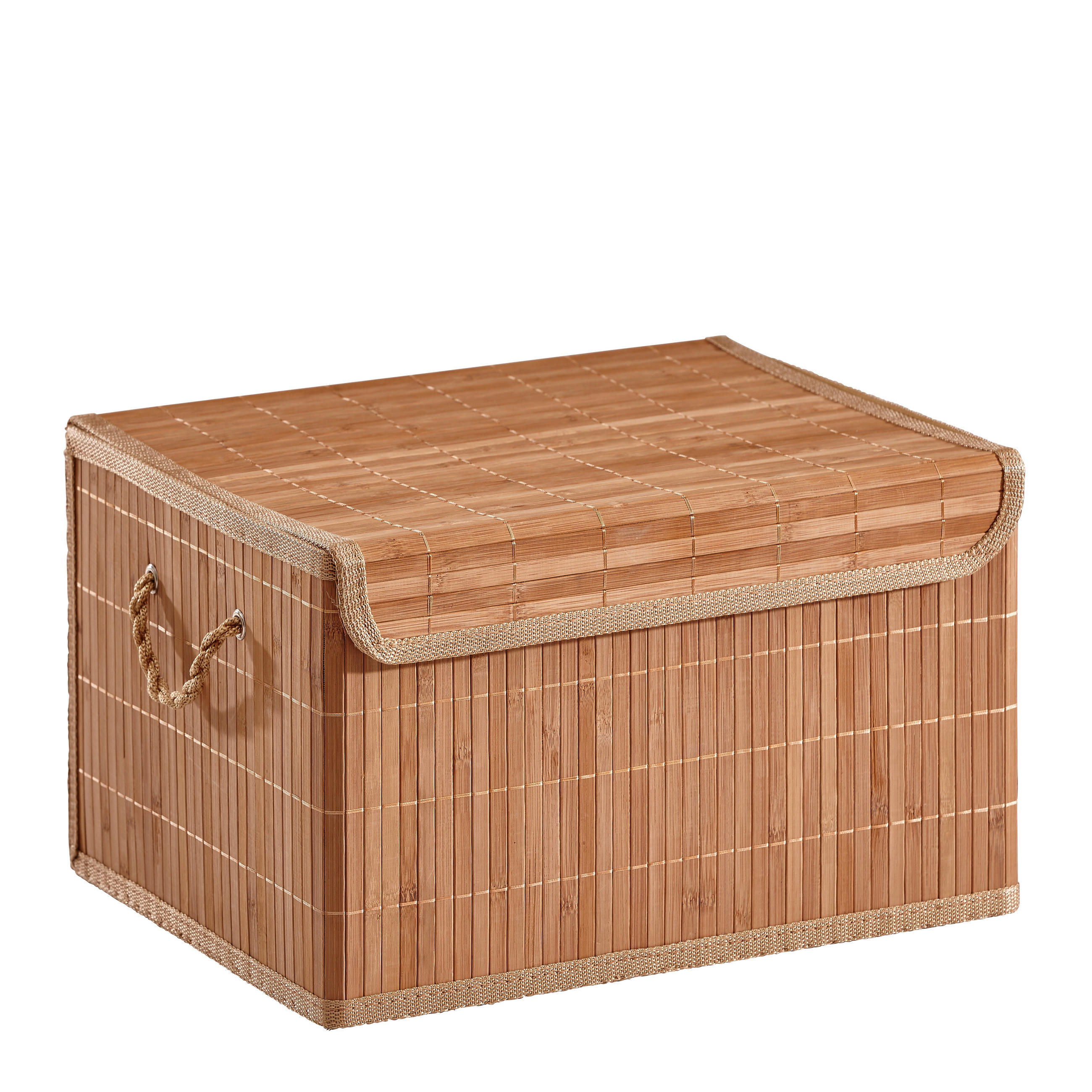 KOŠARA ZA REGAL   41/31/24 cm     - prirodne boje, Basics, tekstil/drvo (41/31/24cm) - Landscape