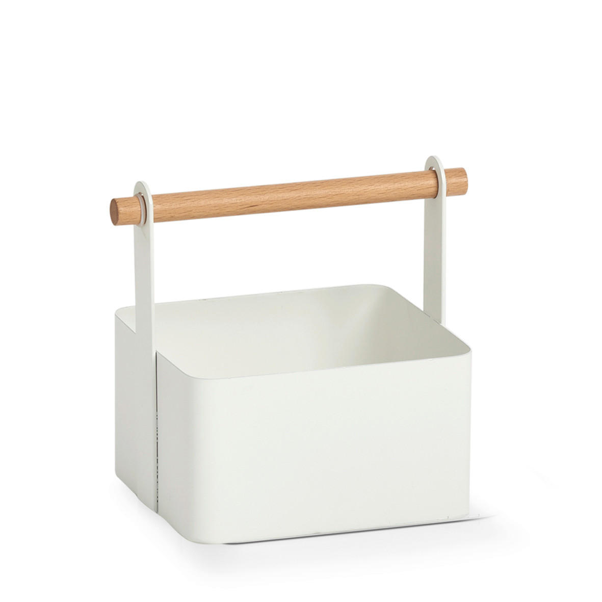 Zeller Present Tischorganizer Weiß 14.3x13x16 cm
