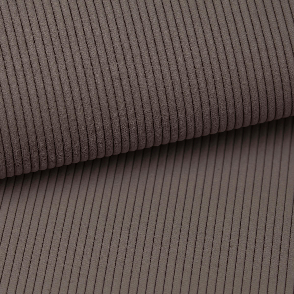 ECKSOFA  in Feincord Dunkelbraun  188/288 cm  - Dunkelbraun/Schwarz, Design, Kunststoff/Textil (188/288cm) - Welnova