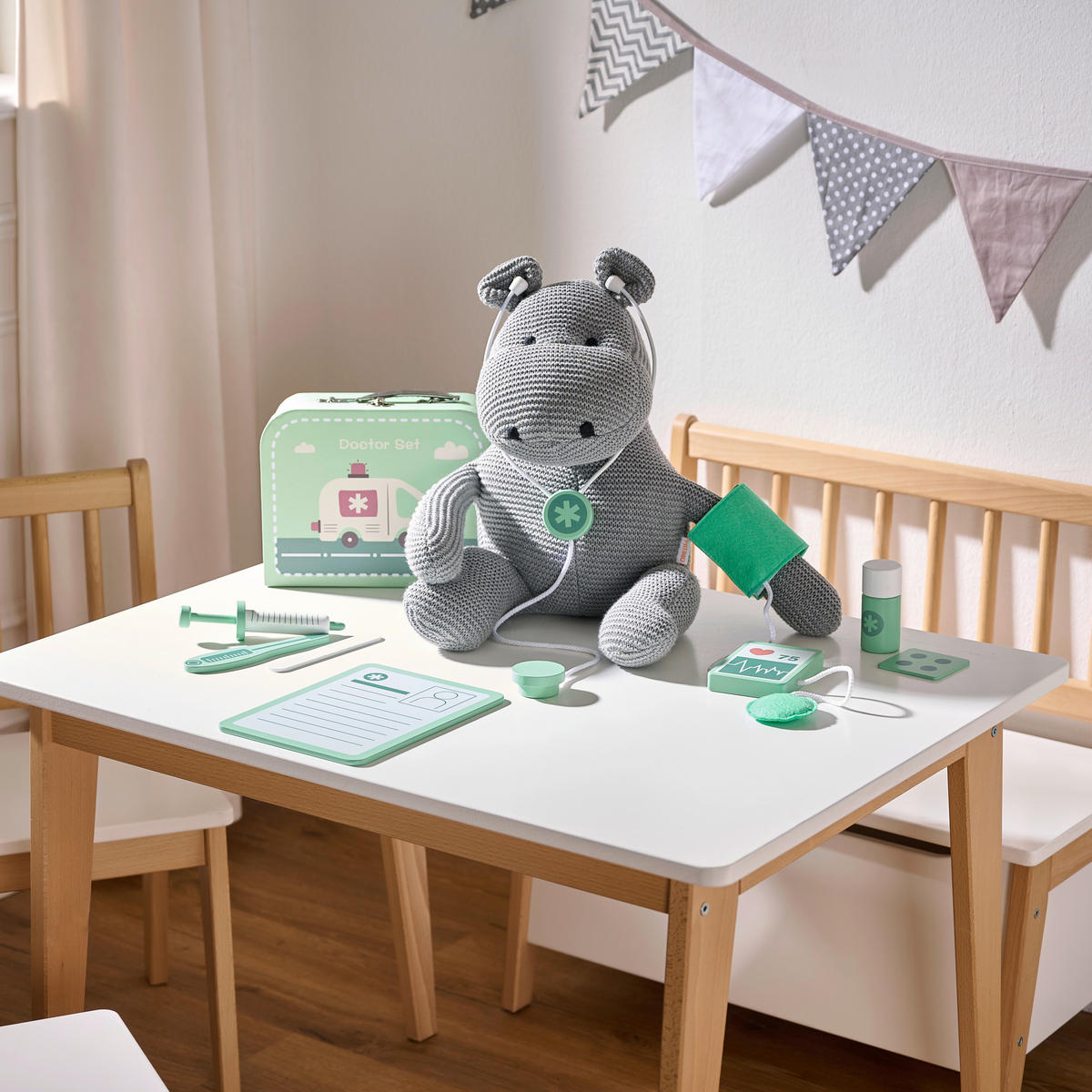 SPIELKOFFER  - Multicolor/Weiß, Basics, Holz/Papier (22/9cm) - My Baby Lou