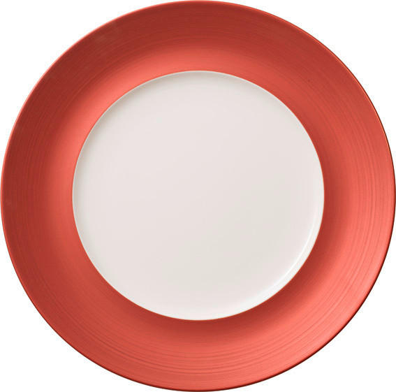 PLITVI KROŽNIK Manufacture Glow keramika 29 cm - bela/oranžna, Trendi, keramika (29cm) - Villeroy & Boch