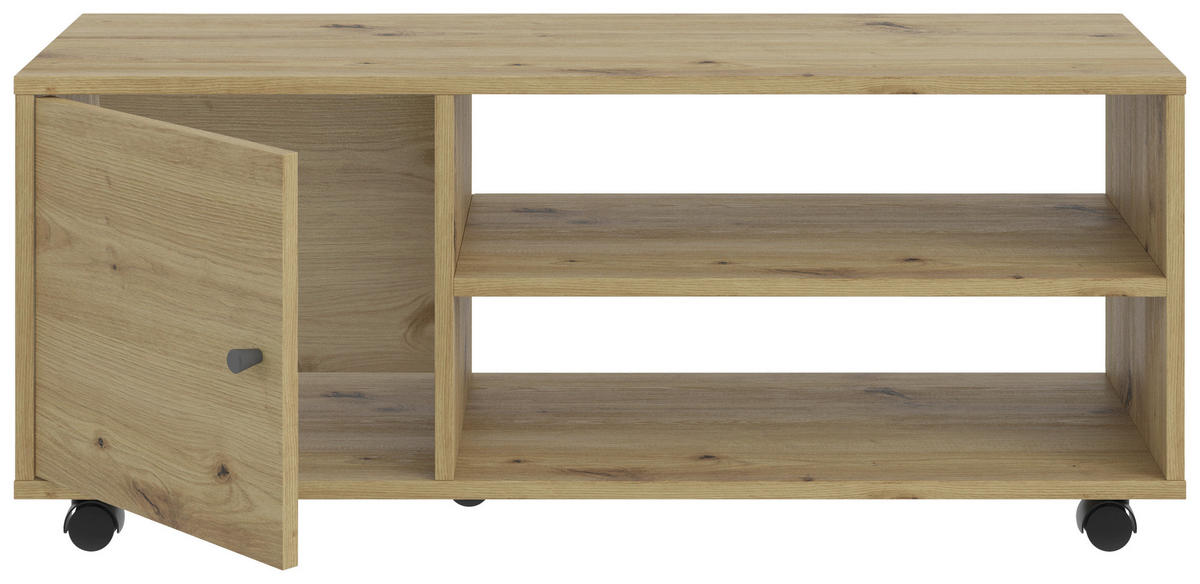 TV-ELEMENT 100/42/33,5 cm  - Anthrazit/Eiche Artisan, Basics, Holzwerkstoff/Kunststoff (100/42/33,5cm) - Boxxx