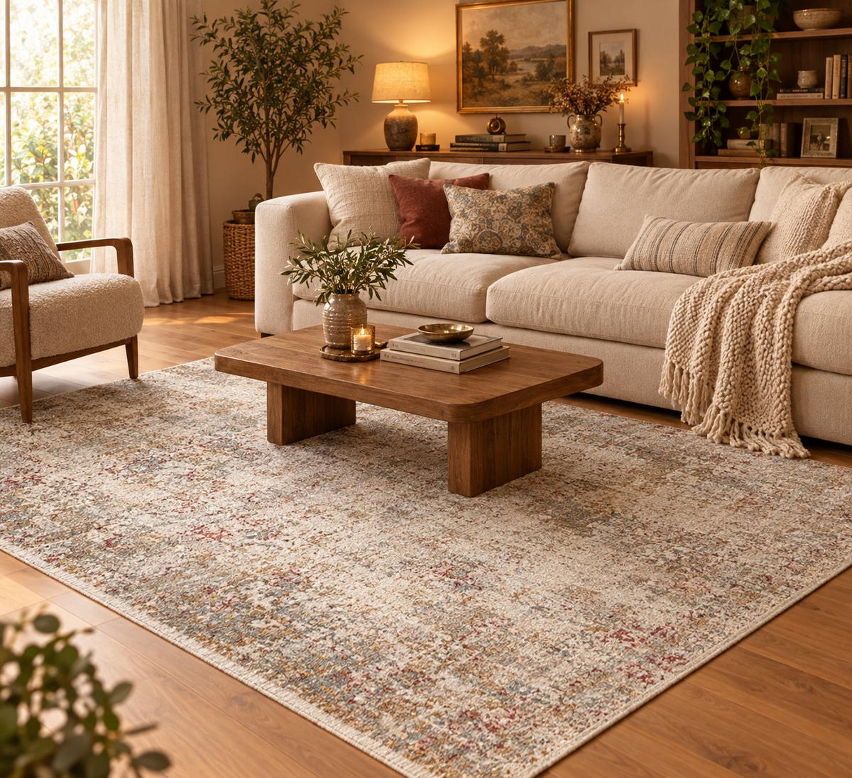 Covor Vintage  - multicolor, Design, textil (133/190cm) - Dieter Knoll