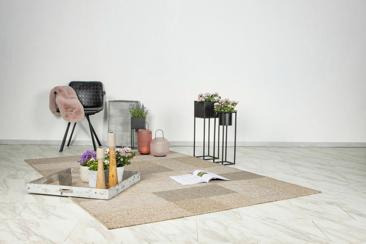 FLACHWEBETEPPICH 160/230 cm Naturfarben rechteckig  - Naturfarben, Basics, Textil (160/230cm) - Kayoom