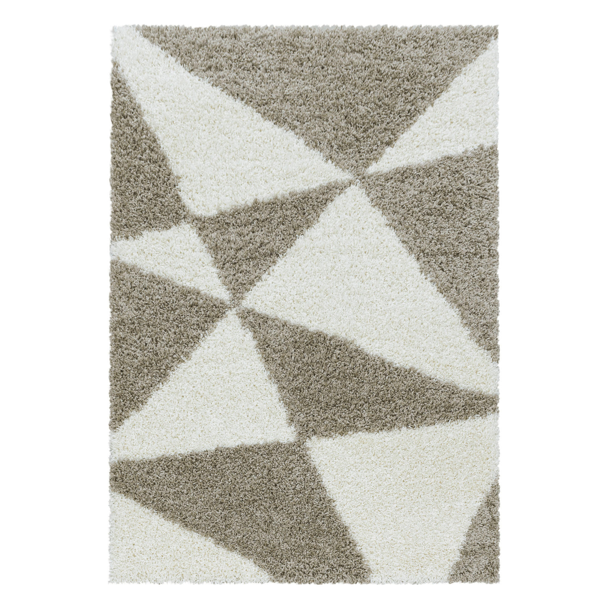 HOCHFLORTEPPICH 60/110 cm gewebt Beige - Beige, Design, Textil (60/110cm) - Novel