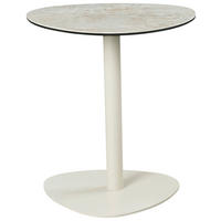 KONFERENČNÝ STOLÍK, sivá, taupe, kov, sklo, keramika, 50/50/54 cm - sivá/taupe, Design, kov/sklo (50/50/54cm) - Belluti