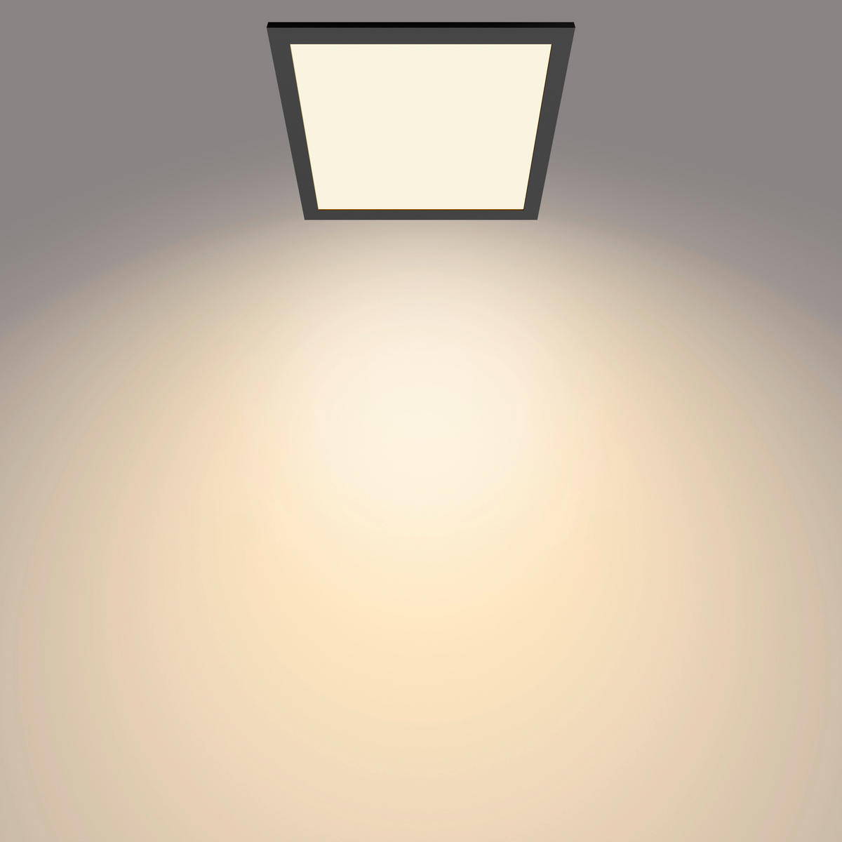 LED-DECKENLEUCHTE 30/4,2/30 cm   - Schwarz, KONVENTIONELL, Kunststoff (30/4,2/30cm) - Philips
