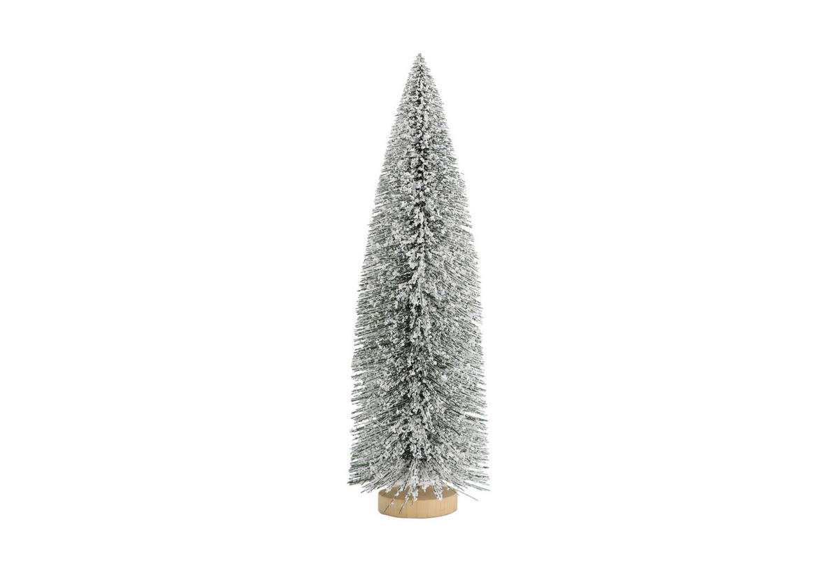 KUNSTPFLANZE - Weiß/Grün, Basics, Holz/Kunststoff (ca. 35 cmcm) - X-Mas