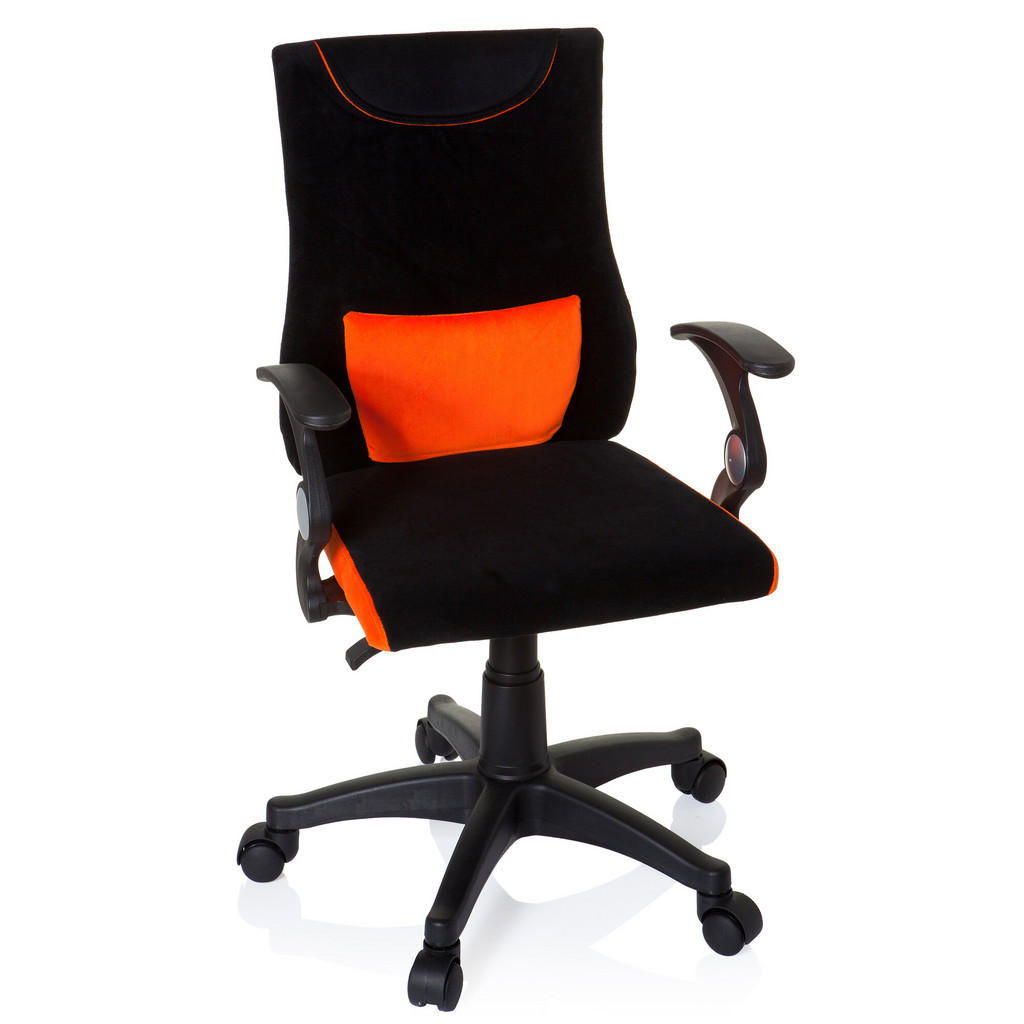 MID.YOU OTOČNÁ STOLIČKA PRE MLÁDEŽ, oranžová, čierna