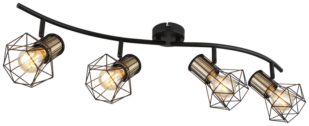 SPOTLIGHT 80/22,5 cm   - mässingsfärgad/svart, Trend, metall (80/22,5cm) - Globo