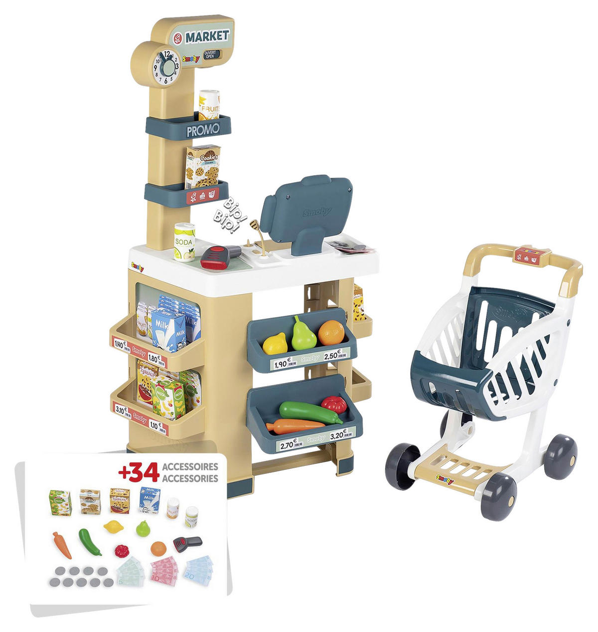 KAUFLADEN - Multicolor, Basics, Kunststoff (20/49,70/65,50cm) - SMOBY