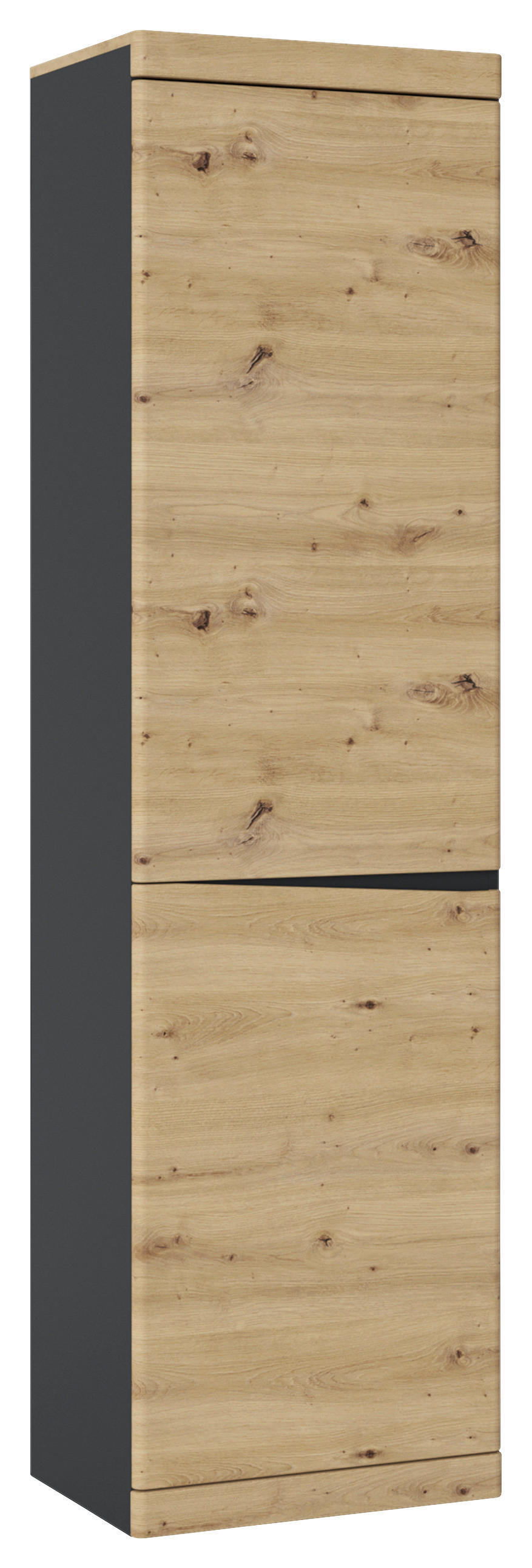 Schrank Turino Eiche Artisan Anthrazit B: 54 Cm