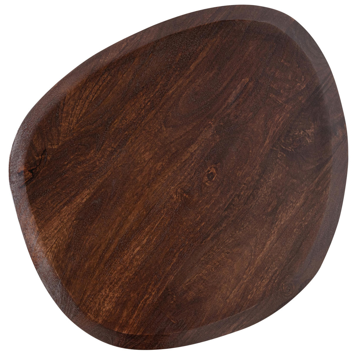 COUCHTISCH Posture Mangoholz massiv 60/53/51 cm Freiform Walnussfarben  - Walnussfarben, Design, Holz (60/53/51cm) - Livetastic